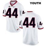 Youth Georgia Bulldogs NCAA #44 Juwan Taylor Nike Stitched White Authentic No Name College Football Jersey GBE1154FC